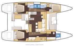 Lagoon 450 layout 3